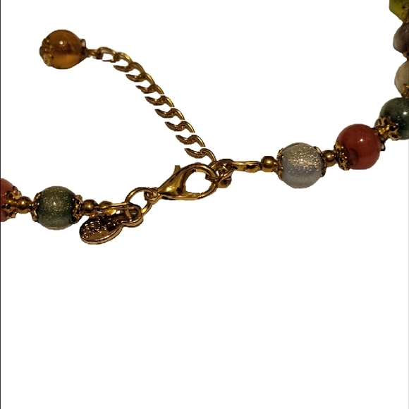 Murano Pastel Beaded Necklace - Picture 2 of 7